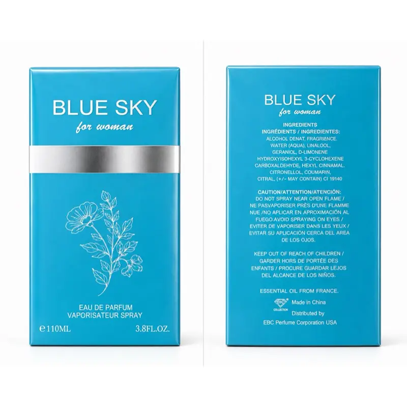 Blue Sky for Woman fragrance product photo