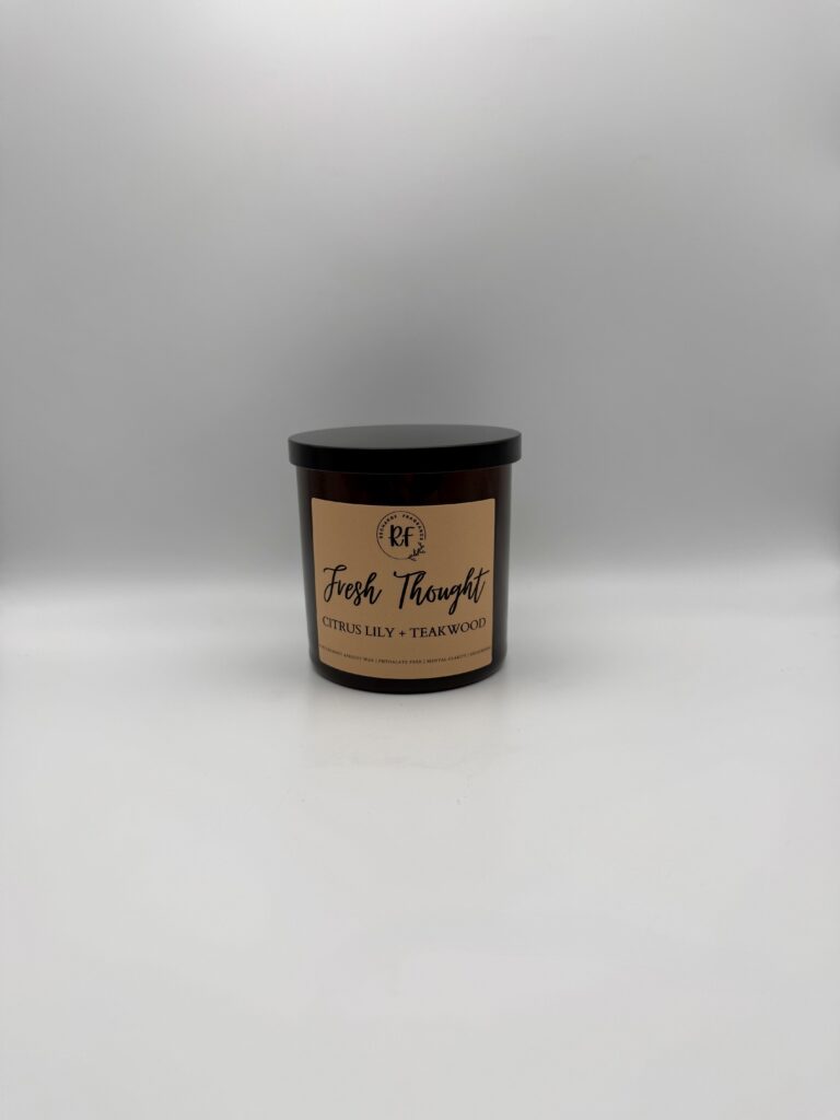 Fresh Thought candle by Recharge Fragrance